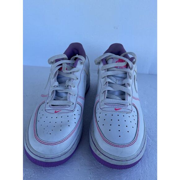 Nike Air Force 1 PC Contrast Stitch DC9672-110 Fuchsia Glow Pink Youth US Sz 7Y - Picture 2 of 6